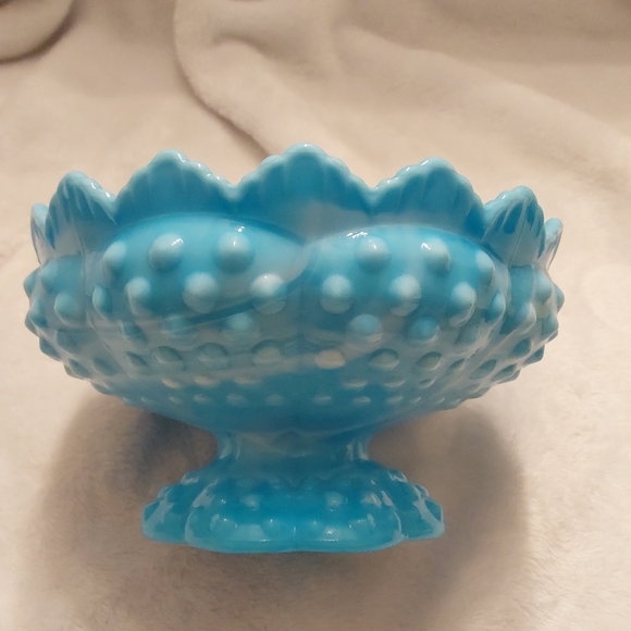 Fenton glass Candle Bowl - Picture 3 of 4